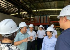 熱烈歡迎新余市水利局局長(zhǎng)謝海峰一行領(lǐng)導(dǎo)蒞臨我司參觀指導(dǎo)！