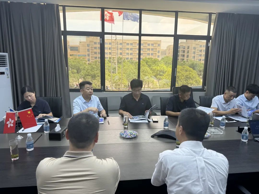 歡迎懷化沅辰水務(wù)范總一行蒞臨我司參觀指導(dǎo)！